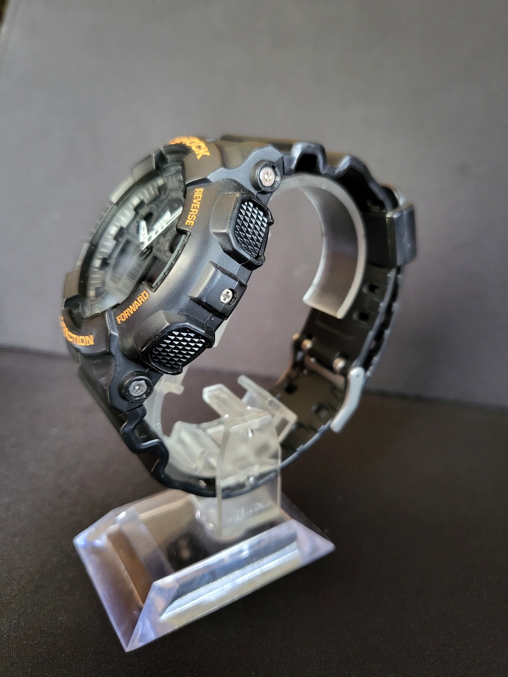 Casio G-Shock Black and Orange Digital-Analog Watch - Picture 2 of 8